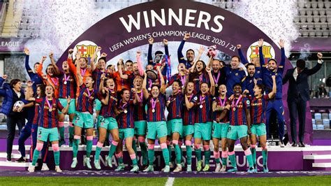 Full Uefa Womens Champions League Celebration ️💙🎉🎉 Youtube