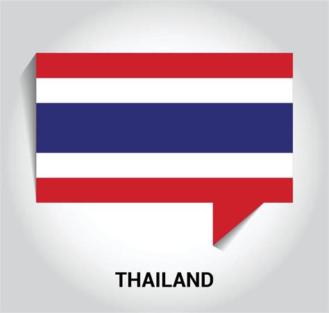 Thailand flag design vector 13304551 Vector Art at Vecteezy