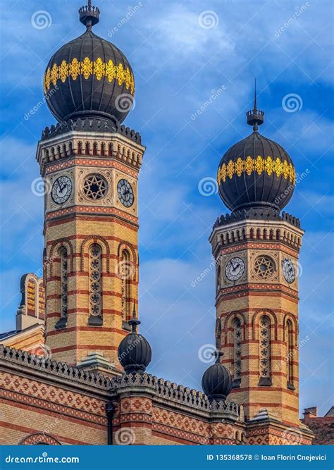 Great Synagogue in Dohany Street, Budapest, Hungary Stock Photo - Image