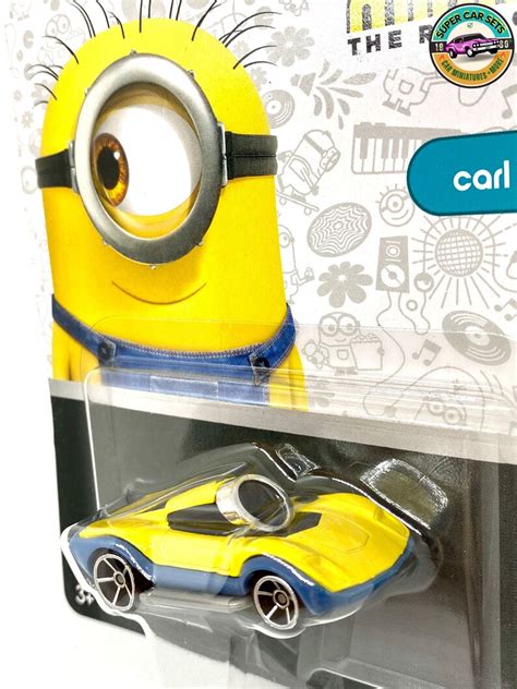 All Cars Minions The Rise Of Gru Hot Wheels Complete Set Etsy