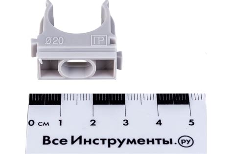 Крепёж-клипса для труб Промрукав Полистирол д20 100 шт. PR.02720 ...