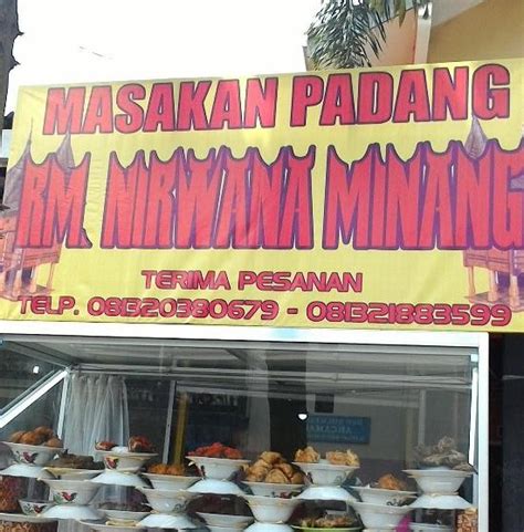 Carta Del Restaurante RM Padang Nirwana Minang Bandung