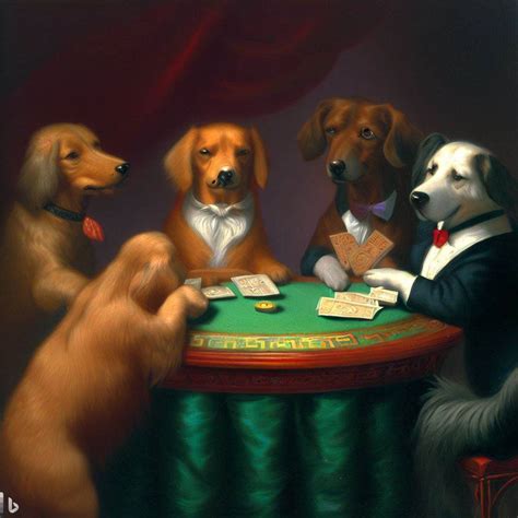 Dogs Playing Poker 4 by BadgerCMYK on DeviantArt