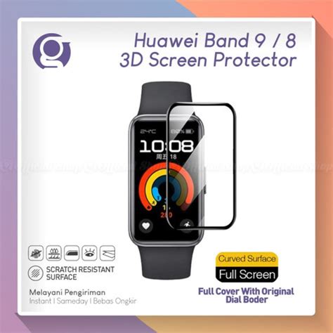 Jual HOP Anti Gores 3D Curved For Huawei Band 9 8 Full Cover Screen