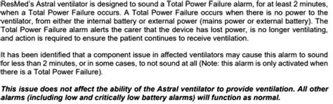 Recall Resmed Urgent Field Safety Notice Adapthealth