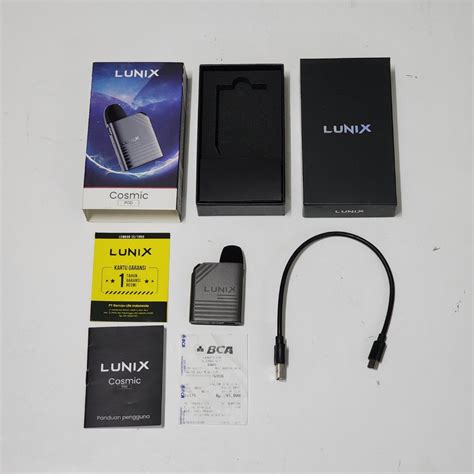 Lunix Cosmic Device Warna Gun Abu Metal Vape On Carousell