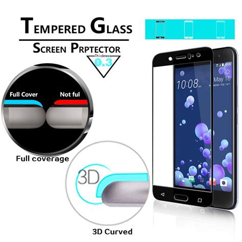 Buy Anti Shatter Full Coverage 3d Curved Tempered Glass For Htc U11