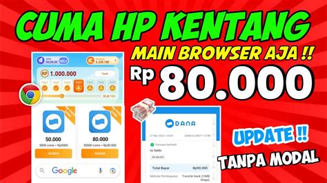 SUKSES DIBAYAR SETIAP HARI Cuma Browsing 10 Menit Dibayar Rp 80 000