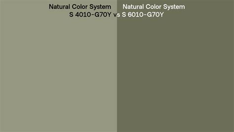 Natural Color System S 4010 G70y Vs S 6010 G70y Side By Side Comparison