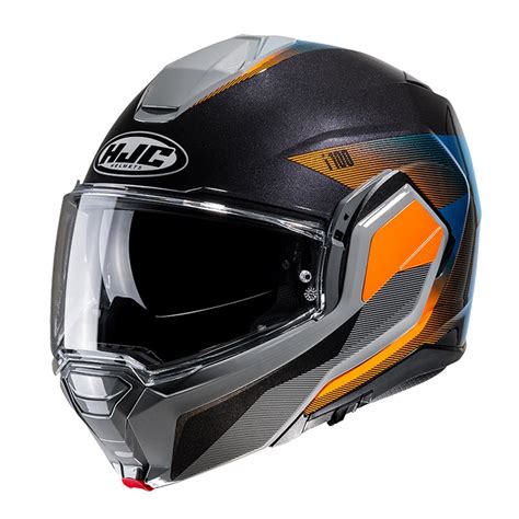 Casco HJC I100 BESTON Modulare In Policarbonato Arancione Motobeat