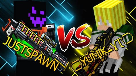 Pixel Gun 3D JustSpawn VS ΫŬӍӏĶ ƔƮ duel YouTube