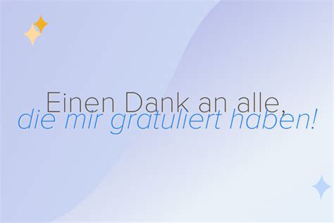 Danke für Glückwünsche So bedankst du dich richtig MyPostcard