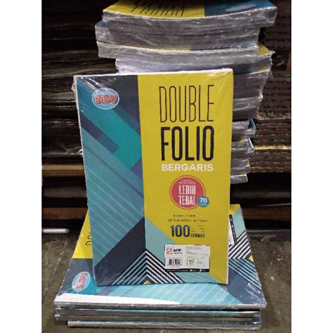 Jual Kertas Double Folio Sidu isi 100 lembar | Shopee Indonesia