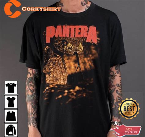 Pantera The Great Southern Trendkill Tour Vintage 1996 T-Shirt