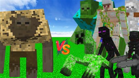 MUTANT HUSK VS MUTANT MOBS IN MINECRAFT YouTube