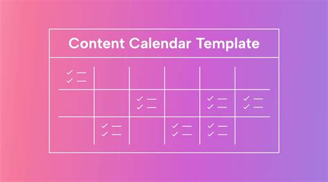 How To Build A Content Calendar Template Motion