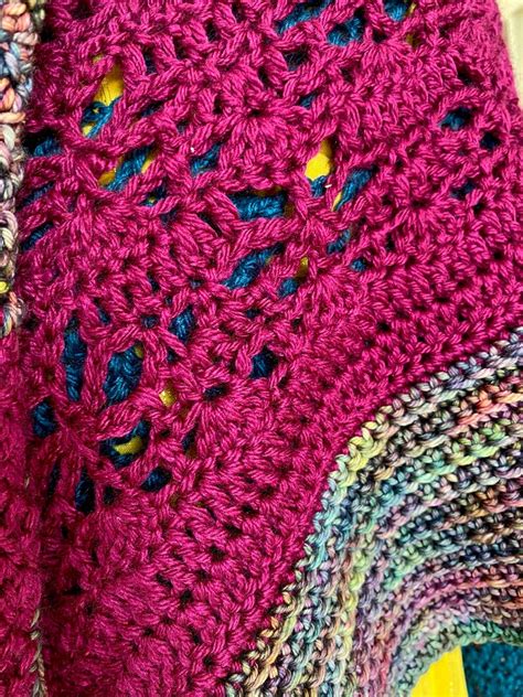 Modern Crochet Shawl Pattern Road Trip Shawl Etsy