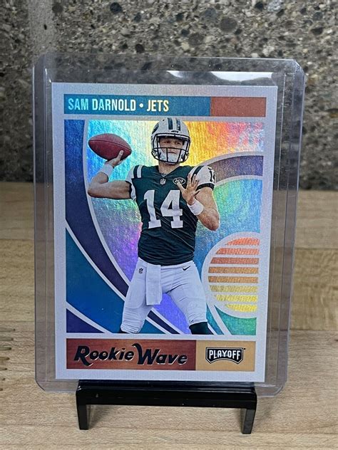 Panini Playoff Rookie Wave Sam Darnold New York Jets Rc Rookie