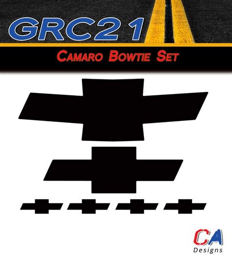 2010-2013 Chevy Camaro Bowtie Decal Set | Chevy camaro, Camaro, Vinyl ...