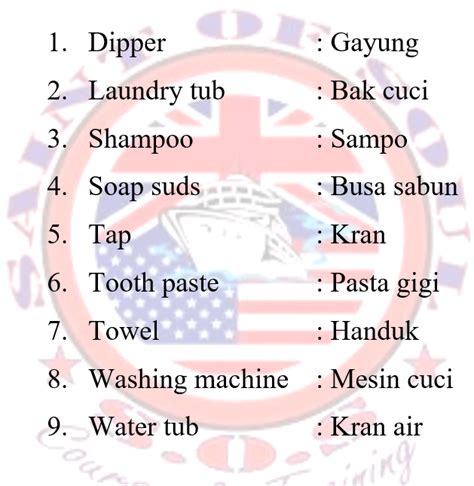 Belajar Bahasa Inggris Kata Benda Dalam Kamar Mandi Nouns In The Bathroom Sos Course And Training