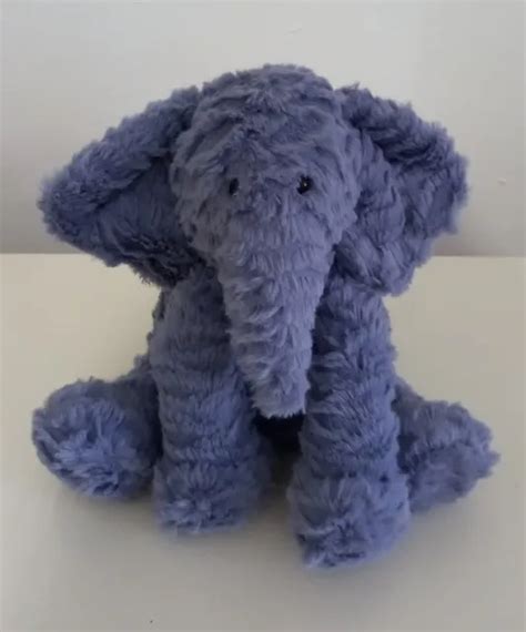 Jellycat Fuddlewuddle Blue Elephant Medium Soft Plush Toy £15 00 Picclick Uk