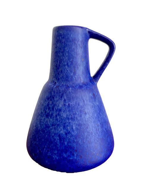 Dumler Breiden Blue Jug Vase Shape Number West German