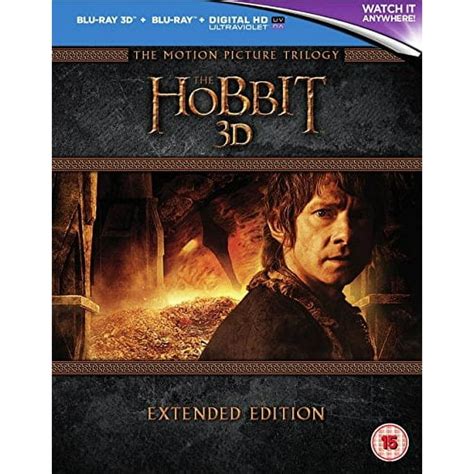 The Hobbit Trilogy Extended Edition [blu Ray 3d] [2015] [region Free