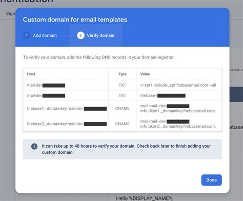 Solved Firebase Custom Domain For Email Templates Not Verify For