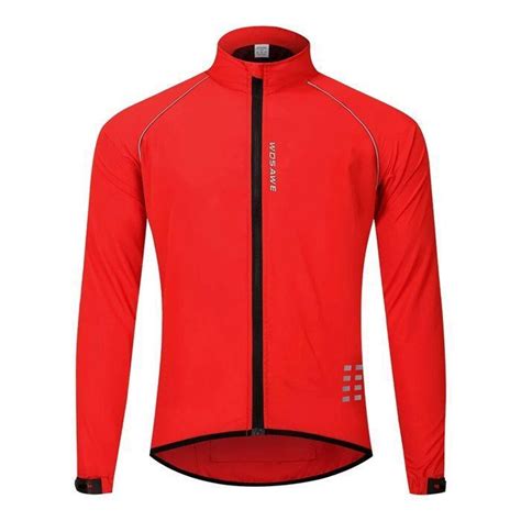 Wosawe Blouson De Cyclisme R Fl Chissant Pour Homme Coupe Vent