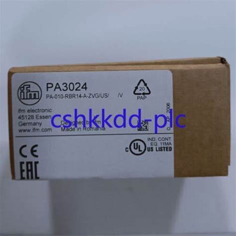 Ifm Pa Pressure Sensor New One Expedited Shipping Ebay