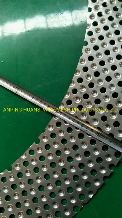 Stainless Steel Anti Skid Punching Hole Mesh Perforated Metal Plate