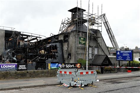 Video Footage Shows Devastation Caused To Aberdeen Hotel Following