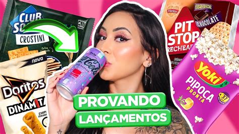 Provando Lan Amentos Ou N O Do Supermercado Youtube