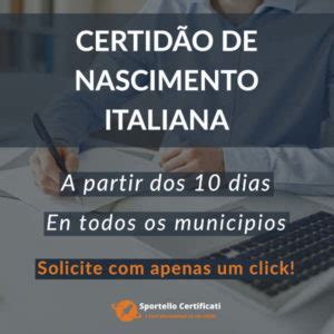 Certificato Di Nascita Con Apostille Sportello Certificati