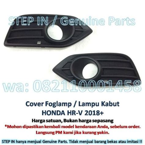 Jual Cover Fog Lamp Satuan Honda HR V HRV Foglamp Lampu Kabut 2018 2019