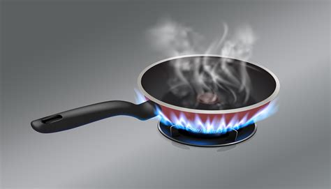 Frying Pan On Stove