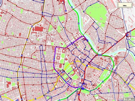 Large Detailed Map Of Vienna With Printable Map Of Vienna - Printable Maps