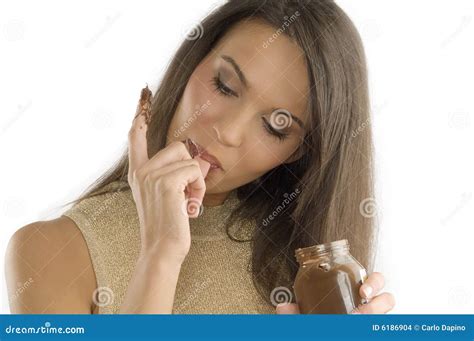 Licking Finger Stock Images Image 6186904