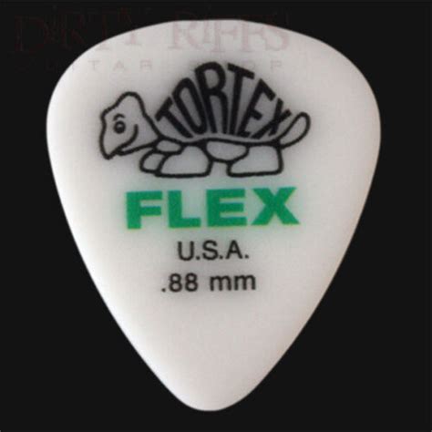 Dunlop Tortex Flex Standard Guitar Picks Green Mm Packs Of To