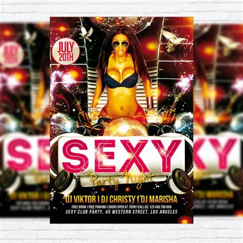 Sexy Party Night Free Club And Party Flyer Psd Template