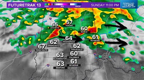 Storms delayed across Indiana for later Sunday evening and night | wthr.com