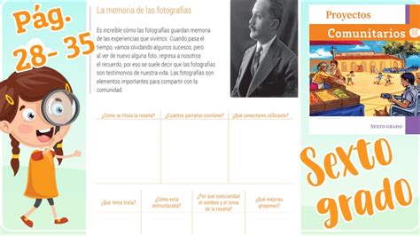 Reseñas Libro Proyectos Comunitarios SEXTO GRADO Página 28 29 30