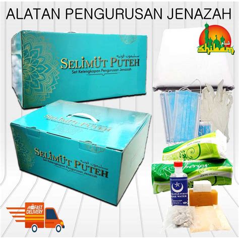 Set Kelengkapan Jenazah Lelaki Dan Wanita Kit Lengkap Pengurusan Mayat