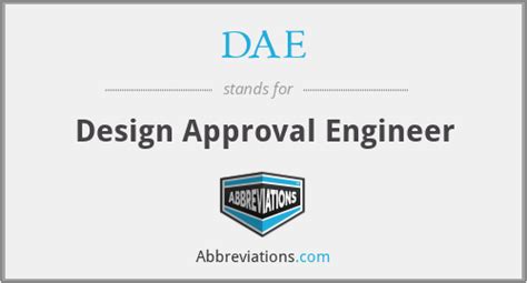 What Is The Abbreviation For Design Approval Engineer