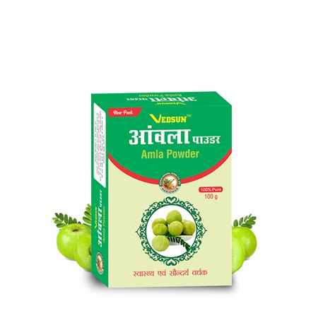 Amla Powder Edible and Ayurvedic For Hair Growth - VEDSUN