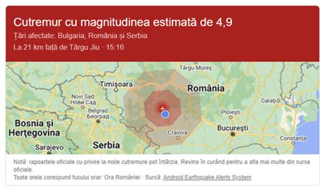 Acum Cutremur N Tg Jiu Gorjonline Zi De Zi Informa I