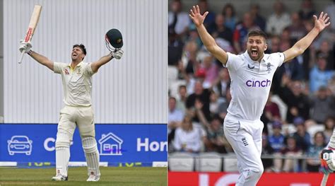 Ashes Mitchell Marsh Ton Mark Woods Five For Leaves Leeds Test Even