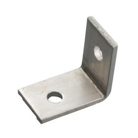 Silver 5Inch Stainless Steel L Bracket Polished At Rs 4 5 Piece In Indore