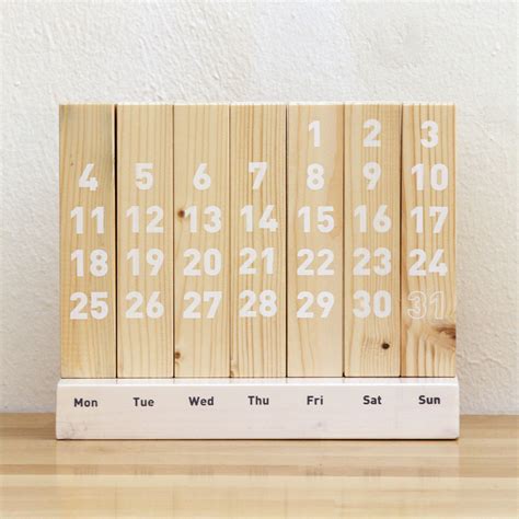 Wood Calendar Calendars Touch Of Modern