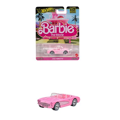 Машинка коллекционная Mattel Hot Wheels Премиум автомобиль Поп культура HXD63 1956 Corvette
